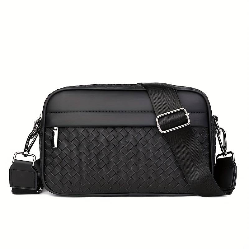 Men's Simple Fashion Shoulder Bag Outdoor Casual Sports Messenger Bag Multi-functional Storage Bag Mobile Phone Bag